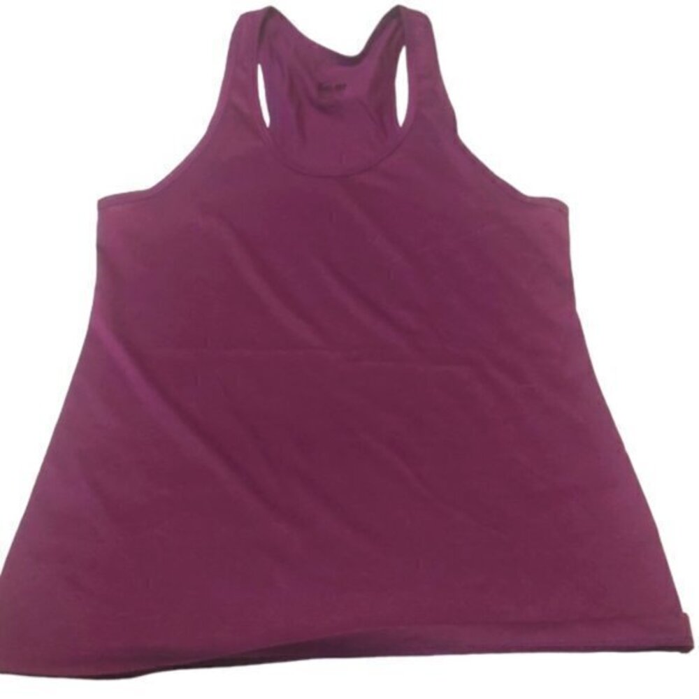 Nike Dri-Fit Hot Pink Racerback Gym Activwear Tank Size Med EUC #0326